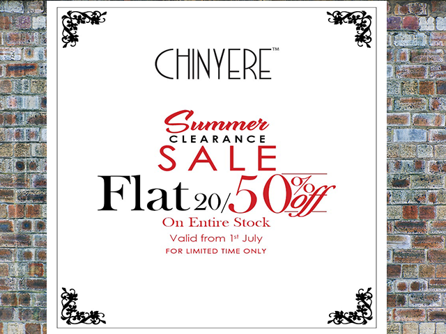 Chinyere Flat 20% Off Sale