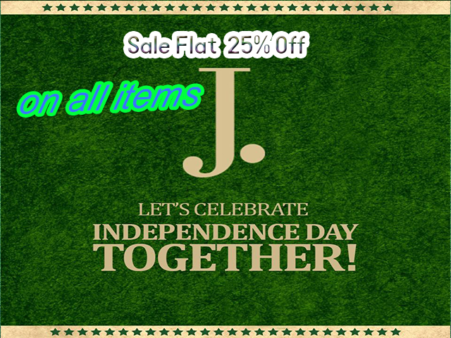 J. Junaid Jamshed Independence Day Sale 2019