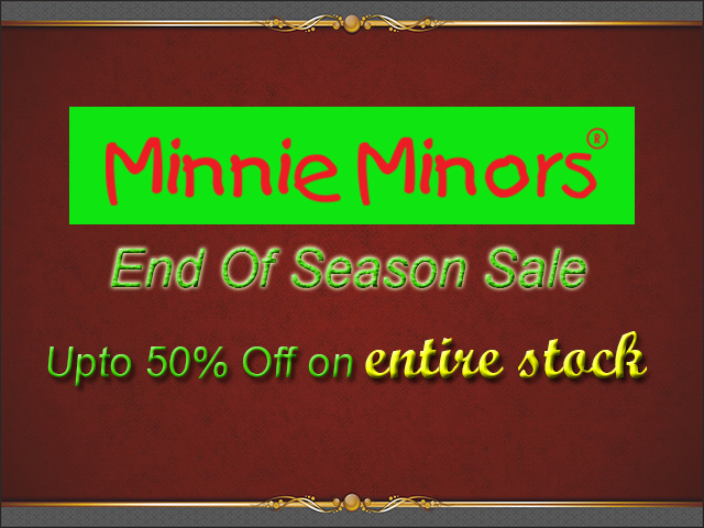 Minnie Minors Sale 2019! Upto 50% Off on entire stock