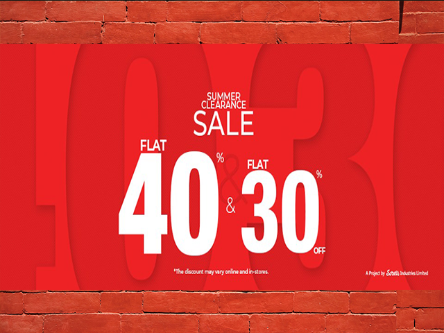 ShoeBox Clearance sale! Flat 40% and 30% on entire stock