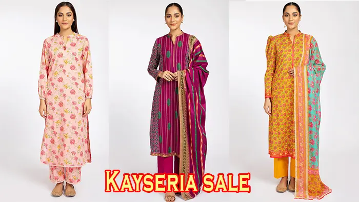 Kayseria Sale 2023 Summer Collection Lawn Unstitched Upto 70% off