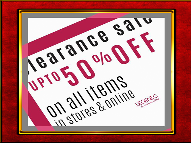 Legends by Inzamam-ul-Haq Clearance Sale 2019! Get UPTO 50% OFF on all items