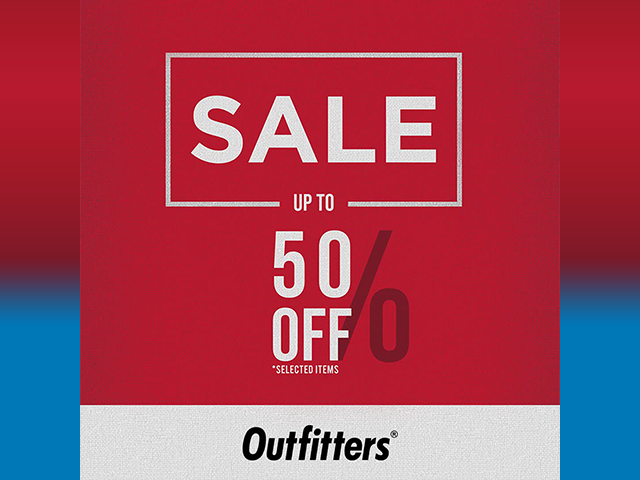 Outfitters End of season Sale 2019! Get UPTO 50% Off on selected stock