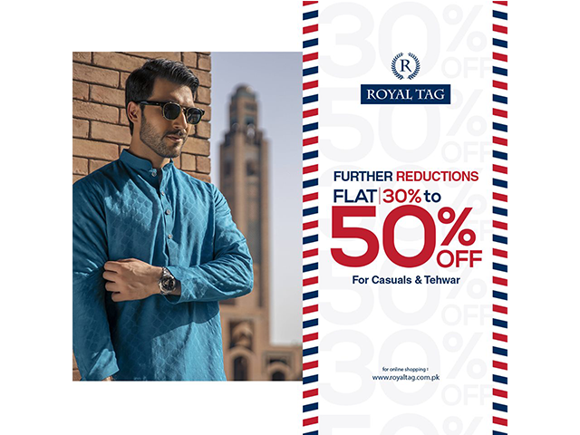 Royal Tag Further Reductions 2019! FLAT 30% to 50% OFF