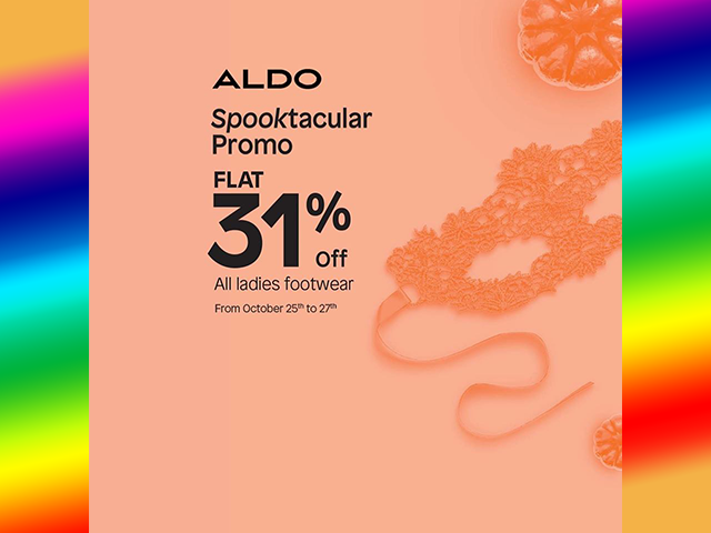 AK Galleria Flat Sale 2019! Flat 31% OFF on all ladies footwear from October 25th to 27th