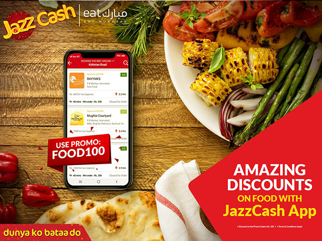 Download JazzCash App - Enjoy Amazing Discounts on Food with JazzCash App