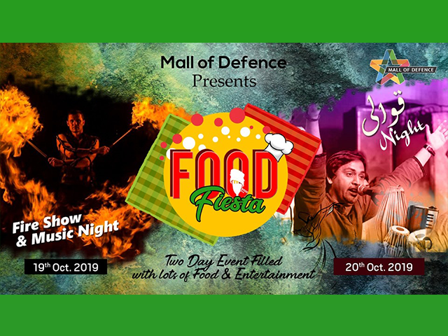 Mall Of Defence - Magical fire show and Music night at Mall Of Defence - Today