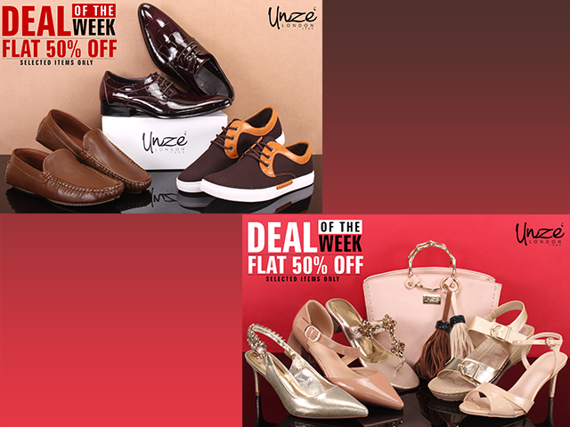 Unze Offers Weekly Deals Every Friday Flat 50% off Weekly Deals