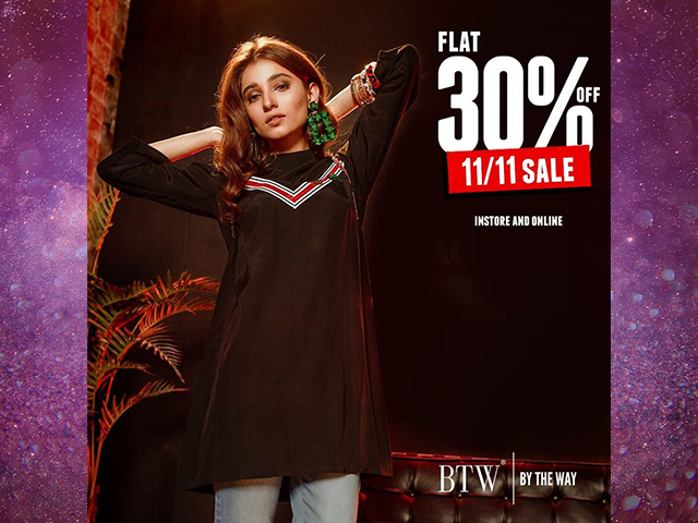 By The Way 11.11 Sale! Flat 30% OFF from 8th November 2019