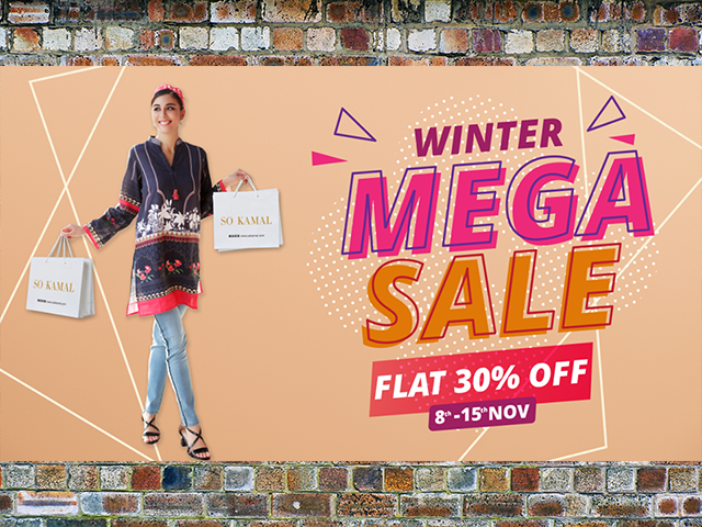 So Kamal Mega Sale 2019! Flat 30% OFF on selected stock