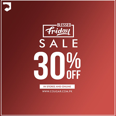 COUGAR Blessed Friday Sale 2019 - FLAT 30% OFF - New Arrivals