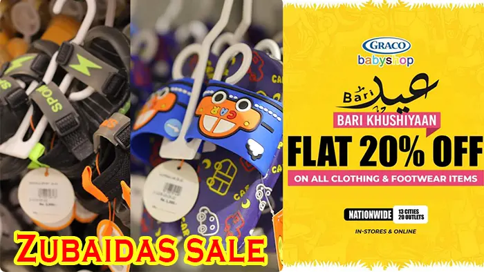 Zubaidas Sale Graco Baby Shop Eid Collection 2023 Upto 50% off