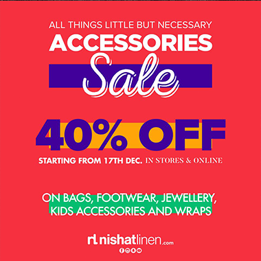 Nishat Linen Sale Alert! Flat 40% off from 17th December 2019