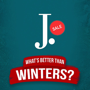 J. Junaid Jamshed Winter Clearance Sale! Up to 50% off from 23rd January 2020