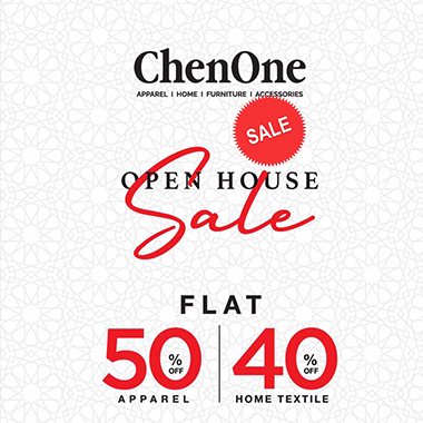 ChenOne Open House Sale! Discount on Apparel & Home Textile