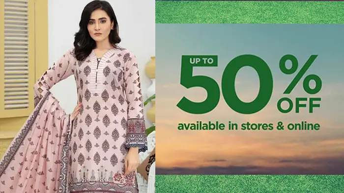 Ideas Sale - Gul Ahmed 12 12 Sale - up to 70% off from 5th December exclusively online