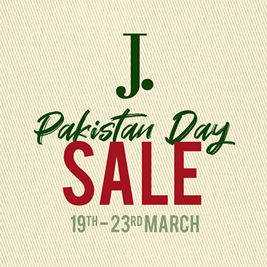 J. Junaid Jamshed Pakistan Day Sale 2020! Flat 23% OFF on all items
