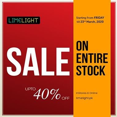 Limelight 14 August Azadi Sale 2023 on Brand Upto 40% Off