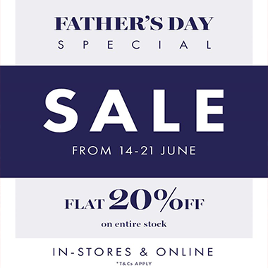 Cambridge Father Day Special Sale! Flat 20% discount