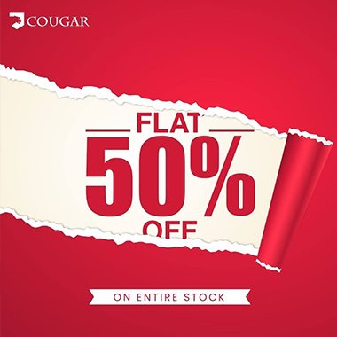 Cougar Summer Sale 2020! Flat 50% off