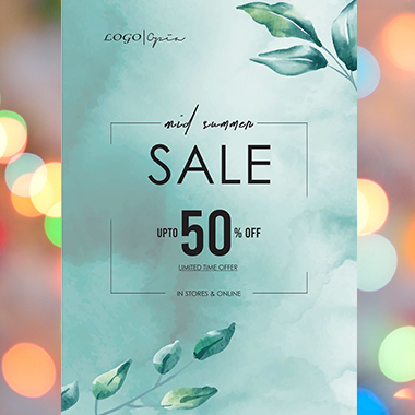 Logo shoes summer sale! Up to 50% off on entire stock