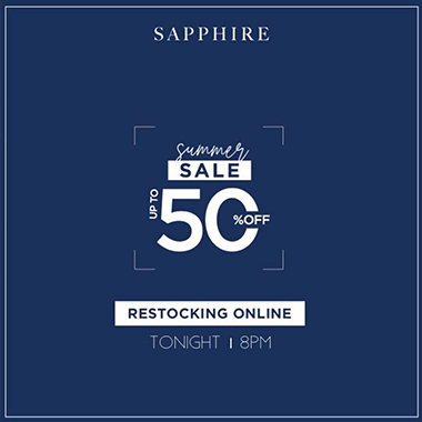 Sapphire Winter Sale 2024! Restocking online