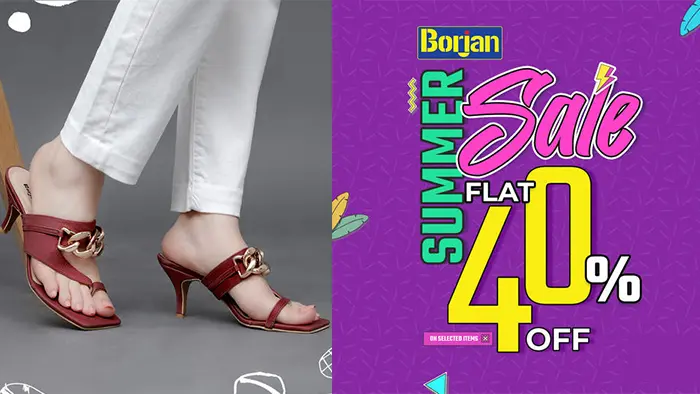 Borjan Shoes Summer Sale 2023 Upto 50% Off with price