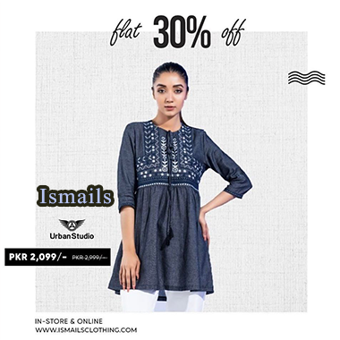 Ismails Flat Sale 2020! Flat 50% & 30% OFF