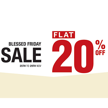 Stylo Shoes Blessed Friday Sale! Flat 20% off in stores and online