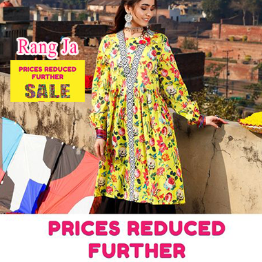 Rang Ja Further Price Reduction Sale! In stores & online