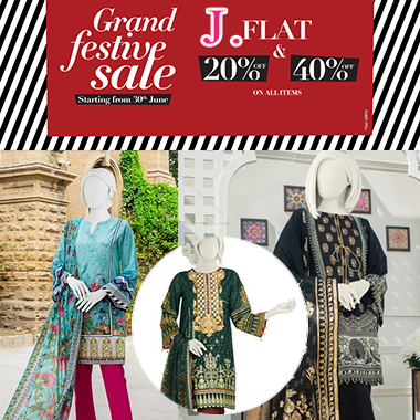 J. Grand Festive Sale 2021! Flat 20% & 40% off on items