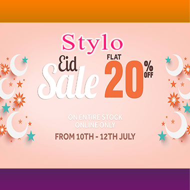Stylo Eid Sale 2021! Flat 20% off online