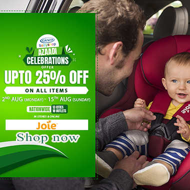 Graco Baby Shop Azaadi Celebrations sale 2021! Up to 25% off in stores and online