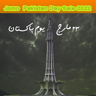 Jomo Pakistan Day Freedom Sale 2022! Up to 75% off