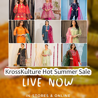 Kross Kulture Eid Sale 2024 Unstitched Flat 30% & 50% Off