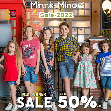 Minnie Minors Mid Summer Sale! Up to 50% off on everything