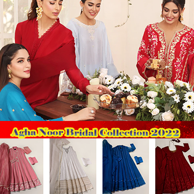 Agha Noor Bridal Collection 2022 Top Brand PakistaniSale.pk