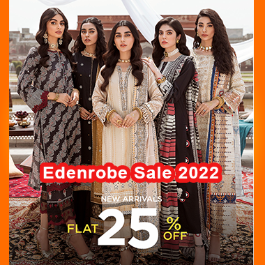 Edenrobe Big Eid Sale - Edenrobe Sale 2022 - Flat 25% off - Eid ul Adha