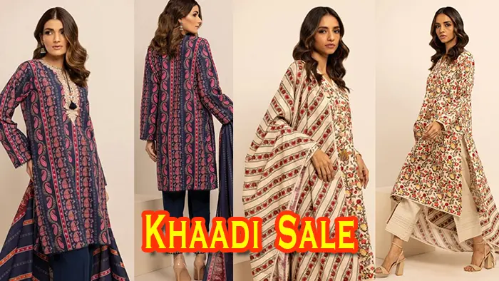 Khaadi Sale 2024 January Winter Collection 50% Off With Price