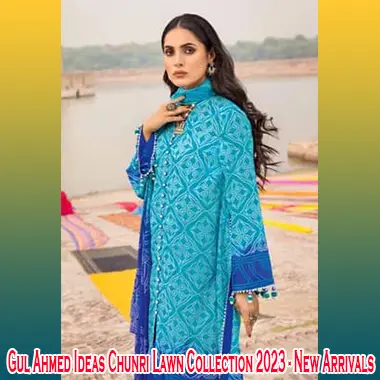 Gul Ahmed - Chunri Lawn Collection 2023 - New Arrivals