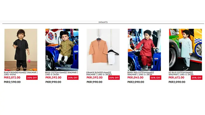 J. Junaid Jamshed Summer Sale 