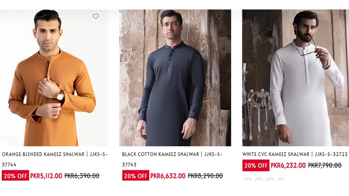 J. Junaid Jamshed Summer Sale 