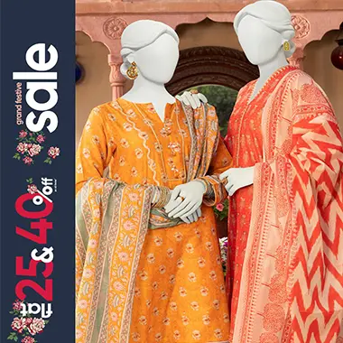 J. Junaid Jamshed Grand Festive Sale! Up to 50% off