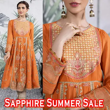 Sapphire Summer Lawn Sale! 70% Off Unstitched 2023