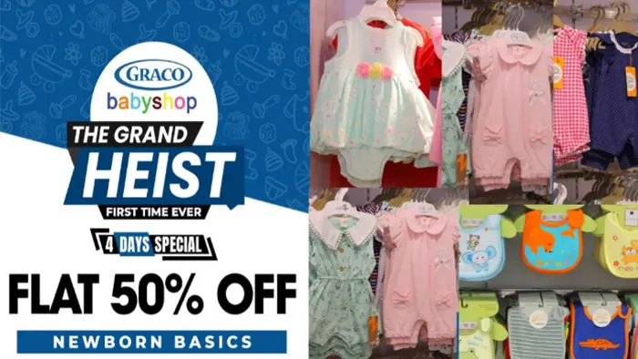 Zubaidas Sale Graco Babyshop Grand Heist 2023 Flat 50% Off