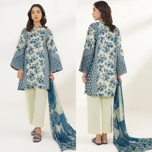 Sapphire Sale Today Unstitched 2024 Winter Flat 30% & 50% Off 
