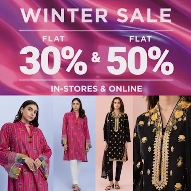 Sapphire Winter Sale 2024! Up to 70% Off Unstitched